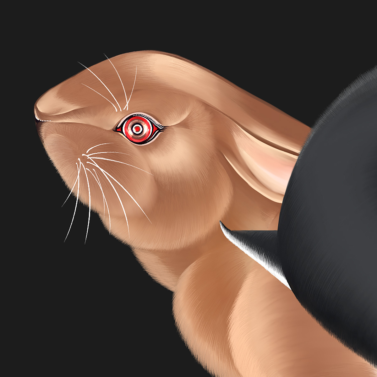 2023年ZINKうさぎのビジュアル（茶）